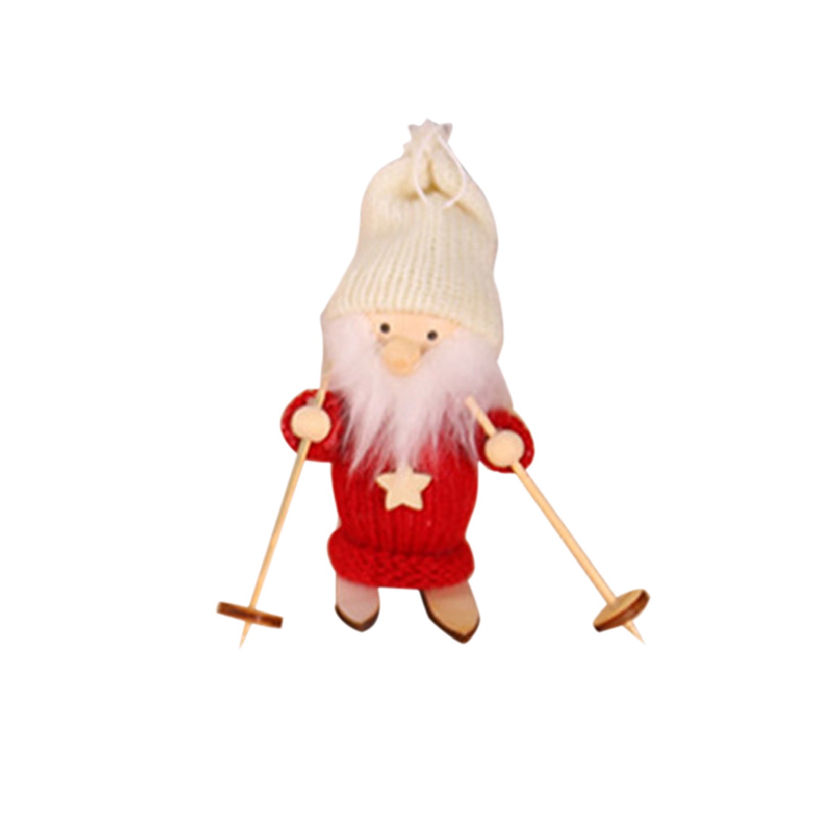 thumbnail image 2 of Muñeca De Madera De Navidad Muñeca Casa De Muñecas Para Niños Juguete Mini Muñeca Colgante De Árbol De Navidad * 1 Unidad, 2 of 2